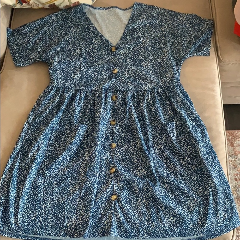 Amazon blue babydoll dress